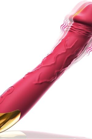 7.6 Inch Realistic Dildo Vibrator for Women10 Powerful Vibration Modes for Clitoral and G-spot Stimulation, Waterproof Rose Adult Sex Toys for Women and Couples