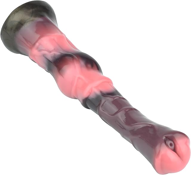 Horse Dildo G-spot Vestibule Anal Plug,Long Animal Penis Ultra Soft Dildo Female Masturbator Couples Erotic Products Simulation Animal Penis (Fantasy)