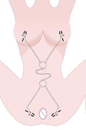BDSM Nipple Clamps Sex Toys Cliterous Clamps Adult Sex Toys & Games Bondage Gear & Accessories Bondage Restraints Dildo Penis Pussy Clit Stimulator Sex Things for Couples Kinky Sex Toys for Men Women