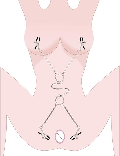 BDSM Nipple Clamps Sex Toys Cliterous Clamps Adult Sex Toys & Games Bondage Gear & Accessories Bondage Restraints Dildo Penis Pussy Clit Stimulator Sex Things for Couples Kinky Sex Toys for Men Women