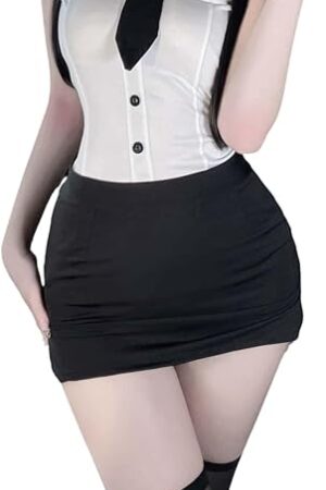 Women's Sexy Cosplay Office Secretary Costume Female Teacher Anime Cosplay Lingerie Party Outfit
