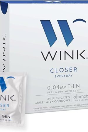 WINK Closer Condoms, 24 Count