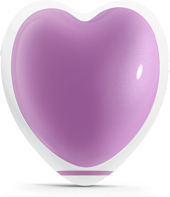 Heart-Shaped Toys Vibrator for Women, Clitoral Vibrator Sex Stimulator with 9 Sucking Modes, Nipple Teasing Clitoris Masturbating Things for Sexual Pleasure, Vibrating Adult Sex Toy for Women Pink