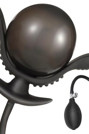 Expand Inflatable Butt Plug Silicone Anal Trainer Prostate Massage Anal Plugs Easy Insertion Adjustable Size BDSM Sex Toy for Men Women and Couples