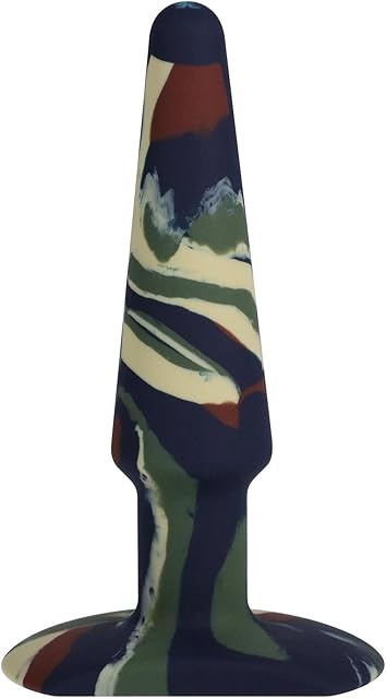 Doc Johnson A-Play - Groovy - Silicone Anal Plug - 5 inch (1.25 inches Wide), Camouflage