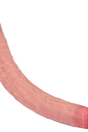 1811 * 17 Inch Double Dildo Long Double Sided Dildo, Huge Silicone Double Ended Dildo for Anal Vaginal Stimulator, Thick Realistic Dildos with Vines for Couple Lesbian Gay, Big Anal Adult Sex Toys