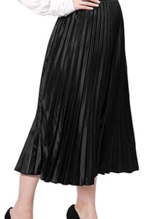 20 Colors Fashion Pleated Mid-Calf Skirt Women All-Match Tutu Skirt