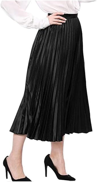 20 Colors Fashion Pleated Mid-Calf Skirt Women All-Match Tutu Skirt
