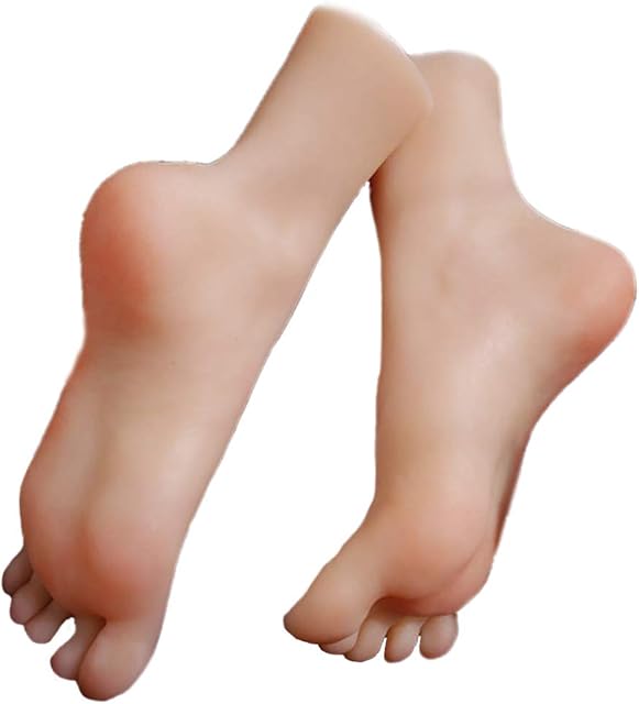 Foot Fetishes, Mannequin Foot, Simulated Foot, Foot Fetishes for Men, Simulated Silicone Foot Model Silicone Feet Girls Foot Mannequin Clone Fetish Job Toy Foot Fetishes for Men