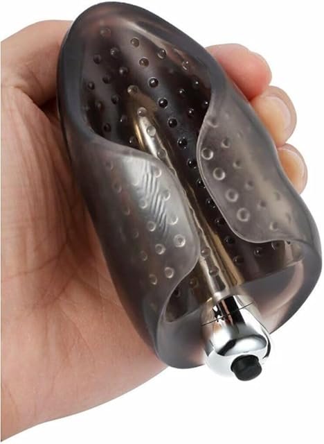 Handheld Vibrating Male Masturbator Sleeve - Blissful Pleasure