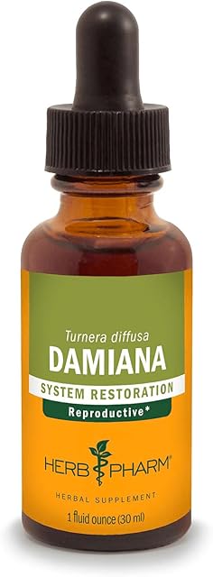 Herb Pharm Damiana Extract for Reproductive System Support - 1 Ounce
