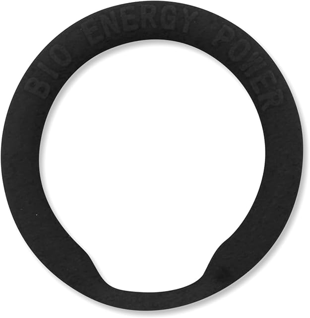 LeLuv Smooth Power Energy Cock Rings XL 34 mm Black