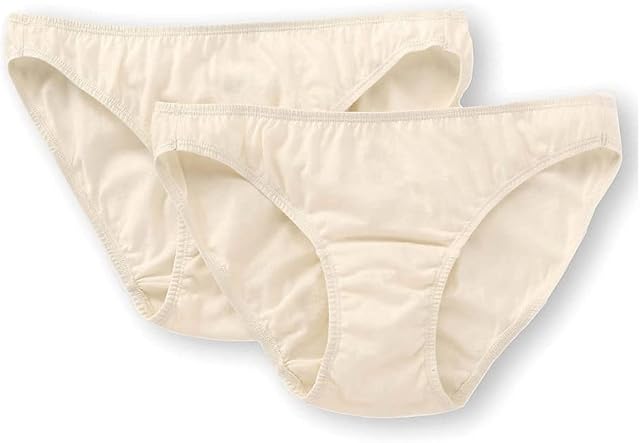 Hypoallergenic Spandex-Free Bikini Brief for Women with Skin Allergies and Sensitive Skin