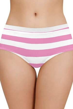 Women's Sexy Briefs,Midi Rise Underpants White Lace Seamless Panties,Size S-5XL