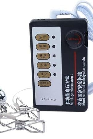 Electric Shock Nipple Clamps Pleasure Toy for Adults Role Play Game,Breast Sex Toy Electric Nipple Clamp,Sex Toy Nipple Clips Adjustable BDSM Nipple Clamps for Exciting Sexual Pleasure Sweater 1S9p