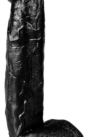 12" Realistic Dildo for Beginners with Strong Suction Cup Lifelike Dual Layer Dildo for G-Spot Stimulation Female Masturbating Dildos Vaginal Anal Thrusting Adult Sex Toys for Women Couples Black