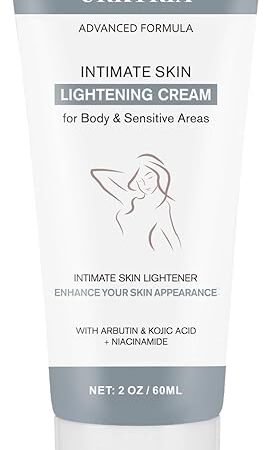 Anal Bleach Cream, Intimate Area Butt, Bikini Area, Anus, Inner Thighs, Natural Formula for Women and Men - 60 ml