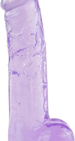 Big Dildo,96 Inch Huge Dildo,Flexible Dildo with Balls for for Hands-Free Play