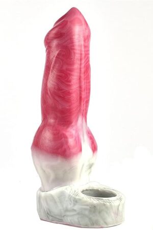 Wolf Penis Sleeve Enlarger, Animal Cock Sleeve Extender Male Length Girth Extension Delay Ejaculation Monster Knot Sheath Adult Sex Toy for Men Couples