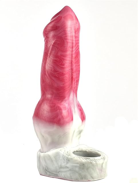 Wolf Penis Sleeve Enlarger, Animal Cock Sleeve Extender Male Length Girth Extension Delay Ejaculation Monster Knot Sheath Adult Sex Toy for Men Couples