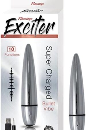 Exciter Super Charged - Rechargeable Bullet Vibe (Silver)