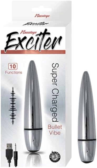 Exciter Super Charged - Rechargeable Bullet Vibe (Silver)