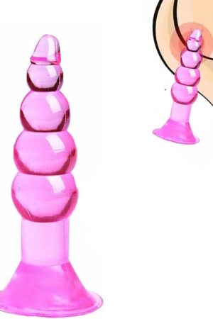 Anal Beads Rose Sex Toys for Couples, Mini Anal Plug Female Sex Toys for G Spot Stimulation,Small Anal Butt Plug Anal Training Set Sex Game for Prostate Massager, Anal Dildo Anal Sex Toys for Women