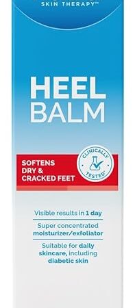 Flexitol Heel Balm, Rich Moisturizing & Exfoliating Foot Cream, Original Version, 4 Oz