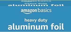 Amazon Basics Heavy Duty Aluminum Foil, 125 Sq Ft (Pack of 1)