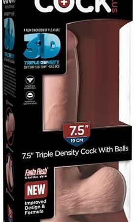 King Cock Plus 7.5" Triple Density Cock with Balls