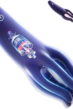FST Male Masturbator Male Sex Toy, 10 Vibration Modes Silicone Penis Vibrator All Around Stimulation Penis Head Vibrator with Simulated Tentacle Massage Pellets Rechargeable Sex Toys