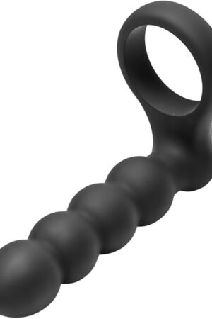 Frisky Double Fun Cock Ring with Double Penetration Vibe