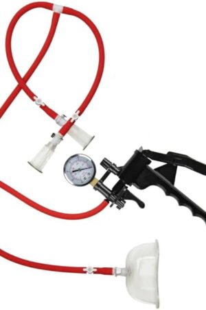3-Way Intimate Pump with Manual Handle, Vacuum Suction Enhancer