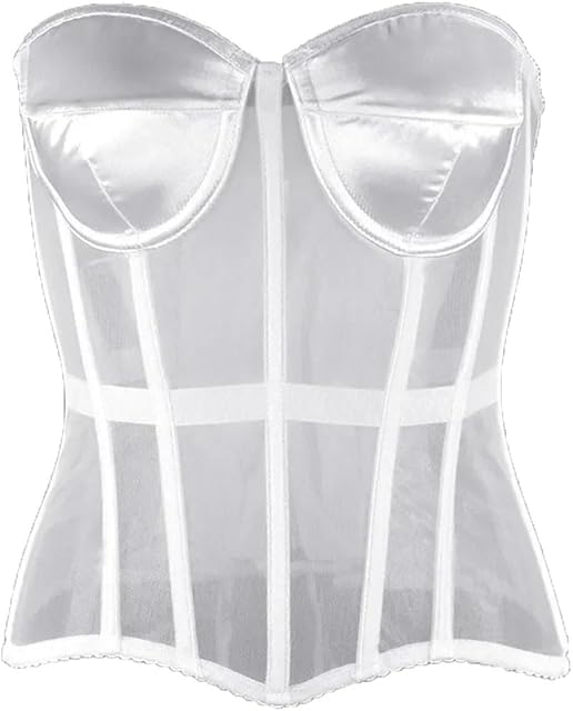 Women Perspective Mesh Thin Shapewear Sexy Underwear Corset Lingerie Waist Trainer Body Shaper Lace Corsets