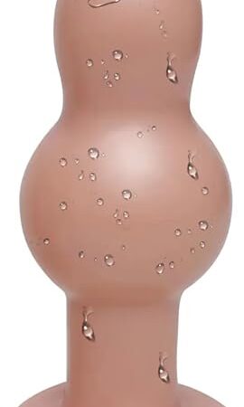 4 Sizes Large Anal Plug Big Butt Plug Ball Adult Sex Toys for Women Men Gay Masturbators Anal Toys Vaginal Anus Dilator (Color : Skin XL)