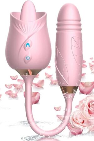 2024 Clitoralis Stimulator for Women Licking Sucking Toy for Woman Rose Shape Toys for Woman Pleasure Couples Gifts Adult Tools Pink FG751