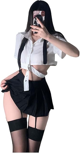 Women Anime Sexy Lingerie Japanese Cheerleader Costume for Women Cosplay Sports Clothing