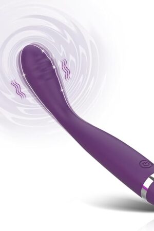 G Spot Vibrator 8 Seconds to Climax for Women, Sex Toys with 10 Powerful Vibrating Modes, Finger Bullet Vibrators for Anal Clitoral Nipple Stimulator, for Female Couple Sex Games, Purple