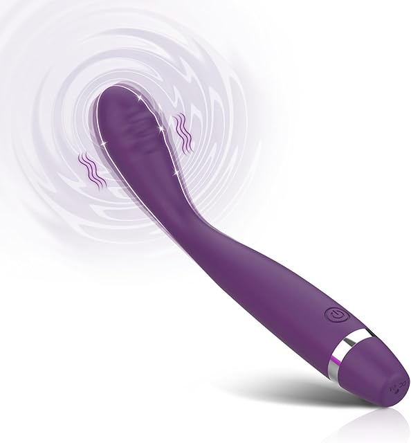 G Spot Vibrator 8 Seconds to Climax for Women, Sex Toys with 10 Powerful Vibrating Modes, Finger Bullet Vibrators for Anal Clitoral Nipple Stimulator, for Female Couple Sex Games, Purple