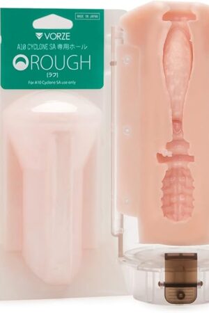 A10 Cyclone SA Inner Sleeve Rough, Male Masturbator Cup, Pocket Pussy with Thick, Elastic & Stretchy Material, Rotation Blowjob Penis Japanese Onahole, Domed Depth Tongue Bump, Sex Toys for Men