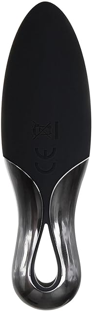 Evolved Love Is Back - Teardrop - Rechargeable with 7 Intense Speeds & Functions - Waterproof Discreet Compact Vibrator - Black