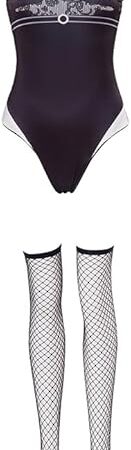 Burlesque Cosplay Costume Women's Sexy Lingerie Ali Bodysuit Nightclub Dancer Alice Outfit Halloween Costumes