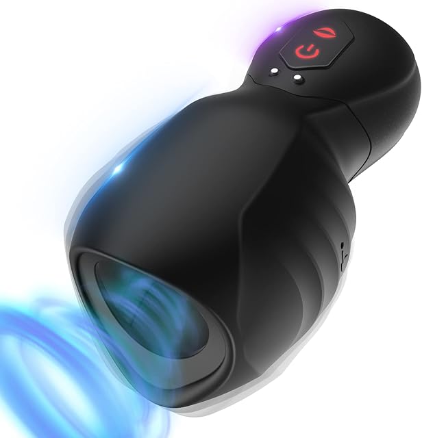 Automatic Male Masturbators Sucking Machine,Penis Pump Glans Training Tool, KUUVAL Rechargeable Penis Head Vibration Machine Glans Stimulator for Men Sex Toy