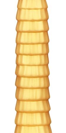 10.23 inch Gold Color Anal Plug G Spot Dildo with Suction Cup Base, Reusable Prostate Massager with Textures Adult Sex Toy for Men Women