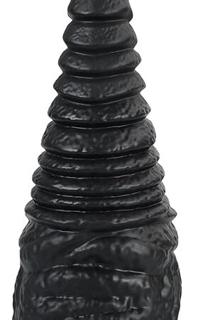 12'' to 42'' Diameter Thick Black Dildo Anal Plug Trainer, 11 Inch Silicone Huge Anal Dildo XXL Butt Plug with Suction Cup, Massive Anal Stretcher Dilator Sex Toys for G-spot & P-spot Stimulator