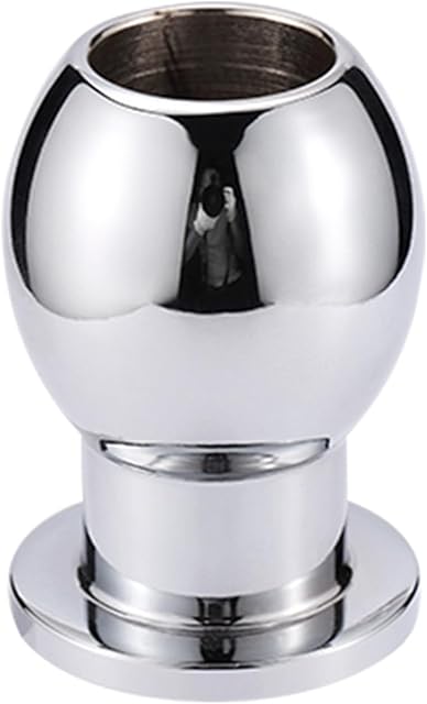 Hollow Butt Plug Stainless Steel Anal Dilator Adult Sex Toy: Metal Anal Plug Training Kit Hollow Butt Tunnel Plug Anal Toy for Women (L)