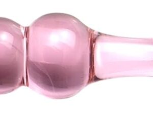Flower Crystal Glass Anal Plug Sex Toys for Women Men Butt Plug Products Anal Sex Toys (Color : C)