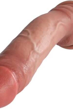 9 Inch Thick and Long Dildo, Big Dildo Without Balls, Realistic Silicone Dildo with Strong Suction Cup, Dildo Compatible with Strap-on Harness, Sex Toy Lossless No30