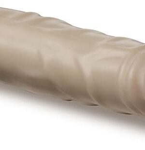 Eden Adult Sex Toys - Realistic Vibrating Dildo - 6.75 Inch - Flexible Twist Base Multispeed Vibrator - Veiny Shaft & Girthy Penis for Clitoral G-Spot & Anal Play - Women Men Couples Pleasure - Beige