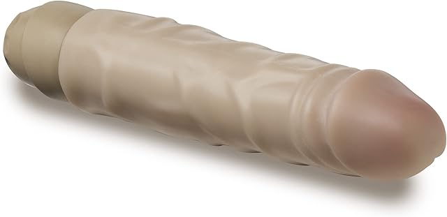 Eden Adult Sex Toys - Realistic Vibrating Dildo - 6.75 Inch - Flexible Twist Base Multispeed Vibrator - Veiny Shaft & Girthy Penis for Clitoral G-Spot & Anal Play - Women Men Couples Pleasure - Beige